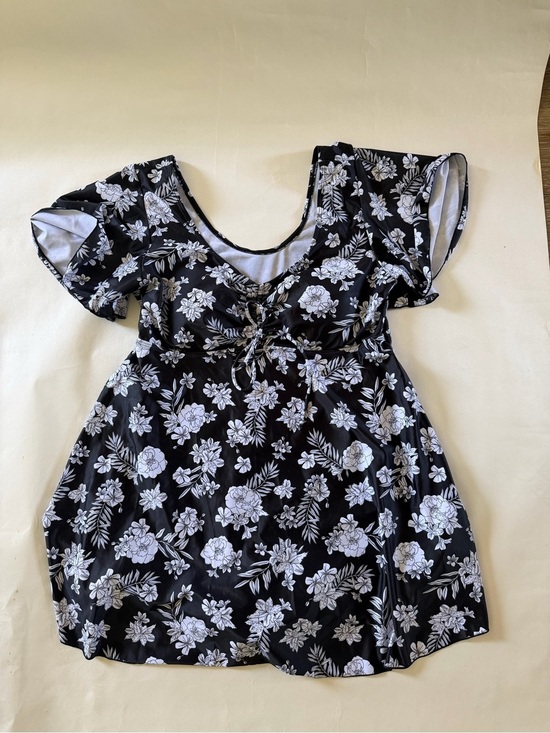 Other - Women’s Black Floral One Piece Swimsuit: large